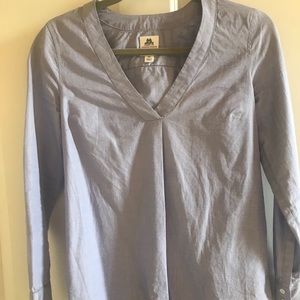 Thomas Mason for J Crew lt blue Oxford shirt. Sz00